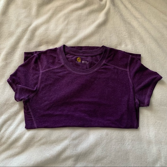 Purple Carhartt Force T-Shirt - Picture 1 of 4